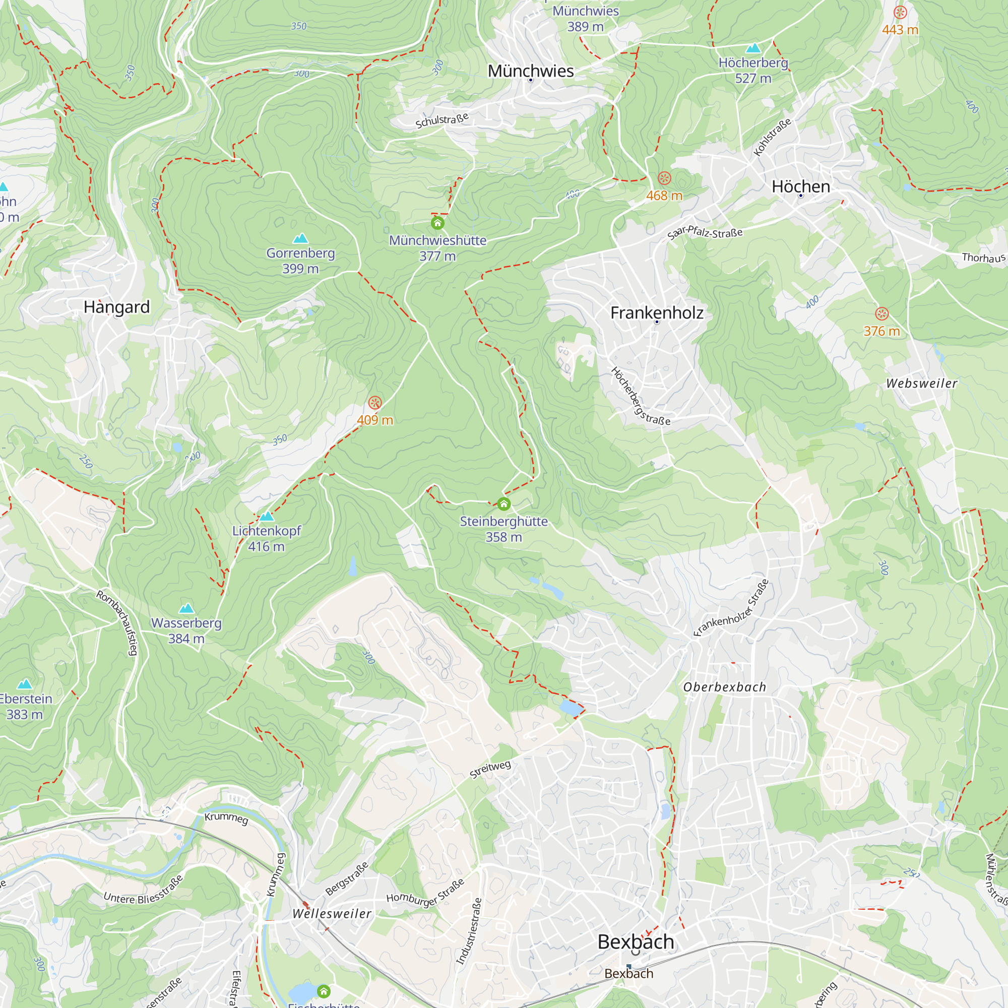 Steinberghütte map