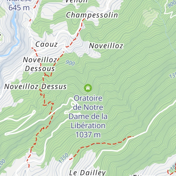 Map of Oratoire de Notre Dame de la Libération