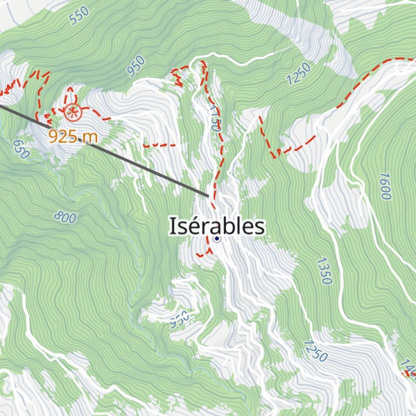 Map of Auberge Mont Gelé