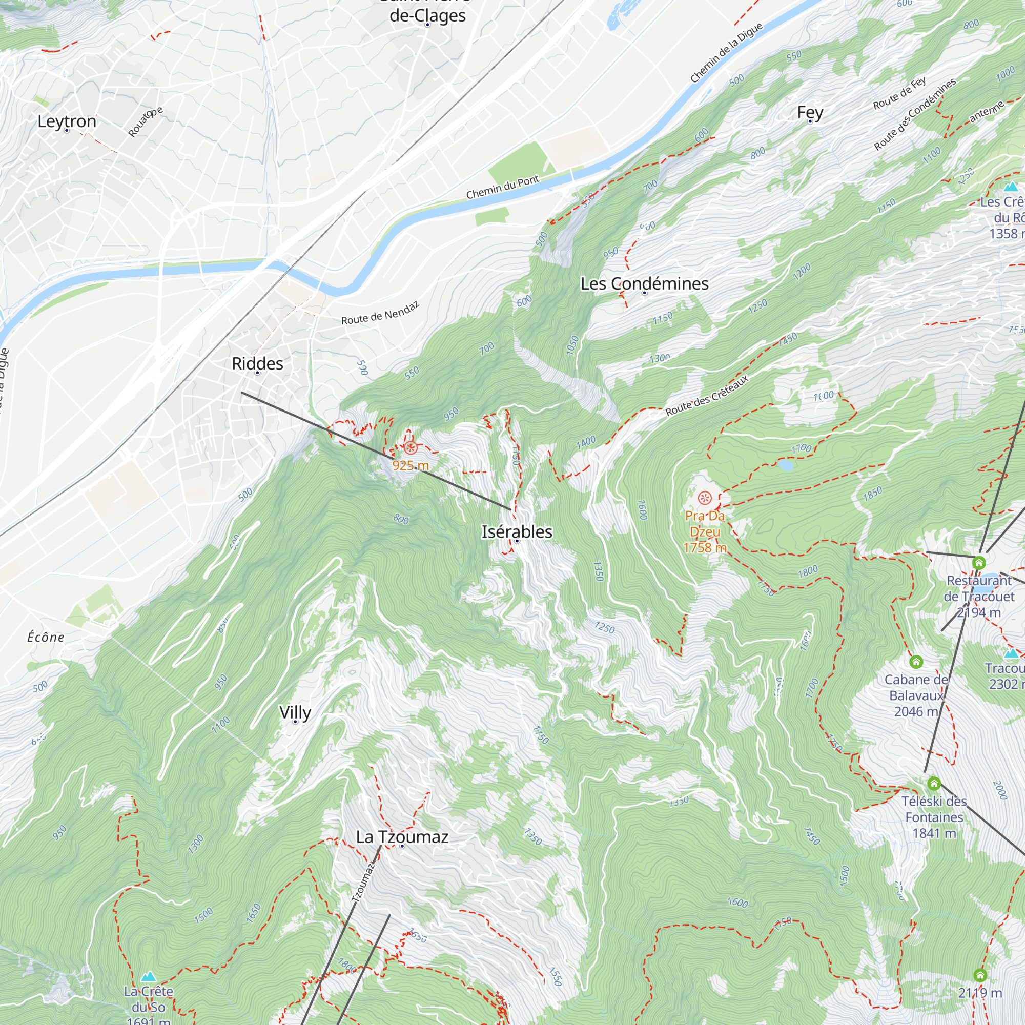 Café Restaurant de l 'Avenir map