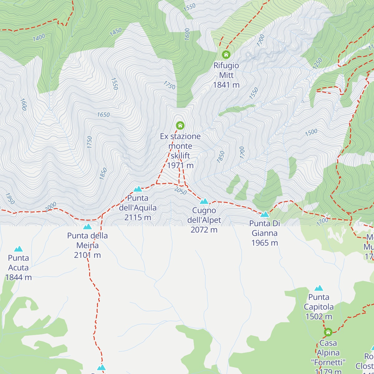 Bivacco 3° Alpini map