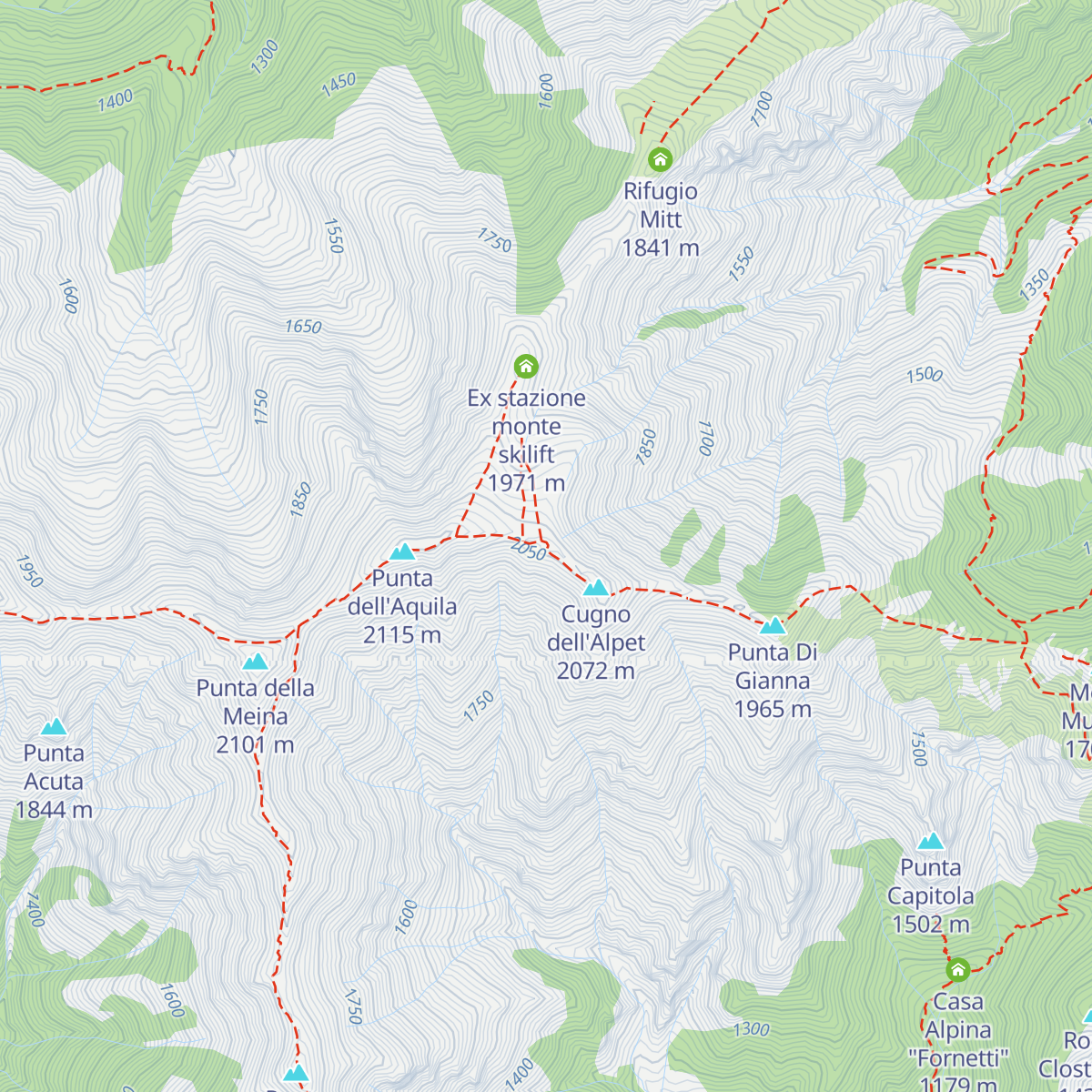 Bivacco 3° Alpini map
