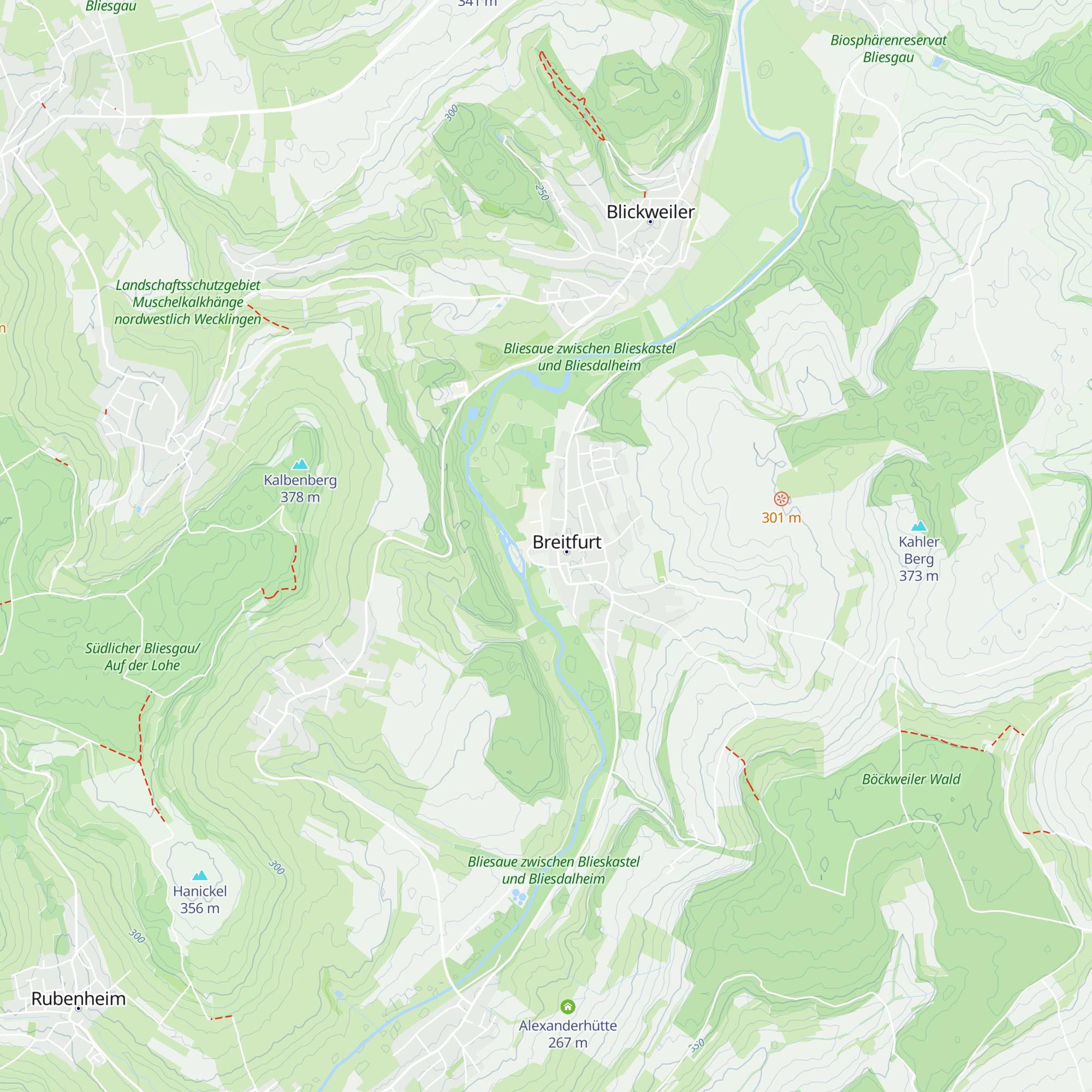Fischerhütte ASV Breitfurt map
