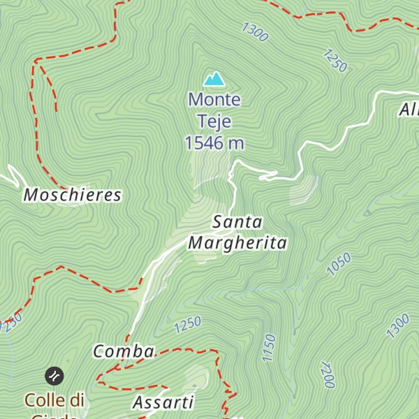 Map of Rifugio Santa Margherita