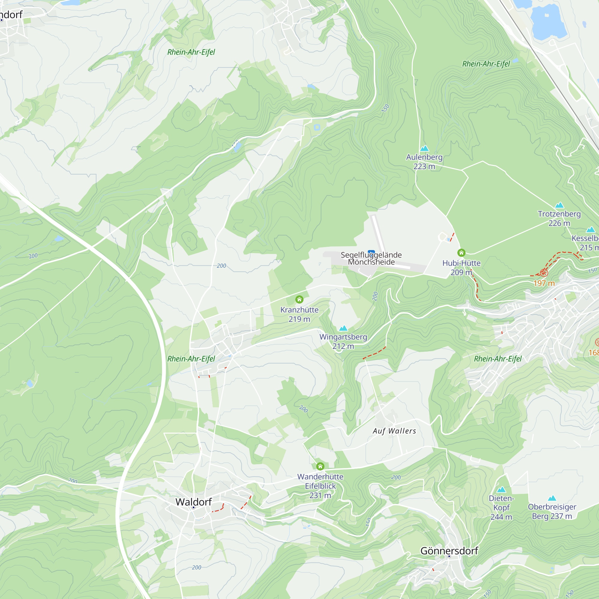 Kranzhütte map