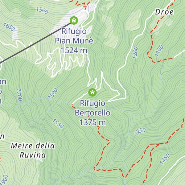 Map of Rifugio Bertorello