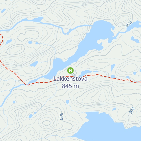 Map of Lakkenstova