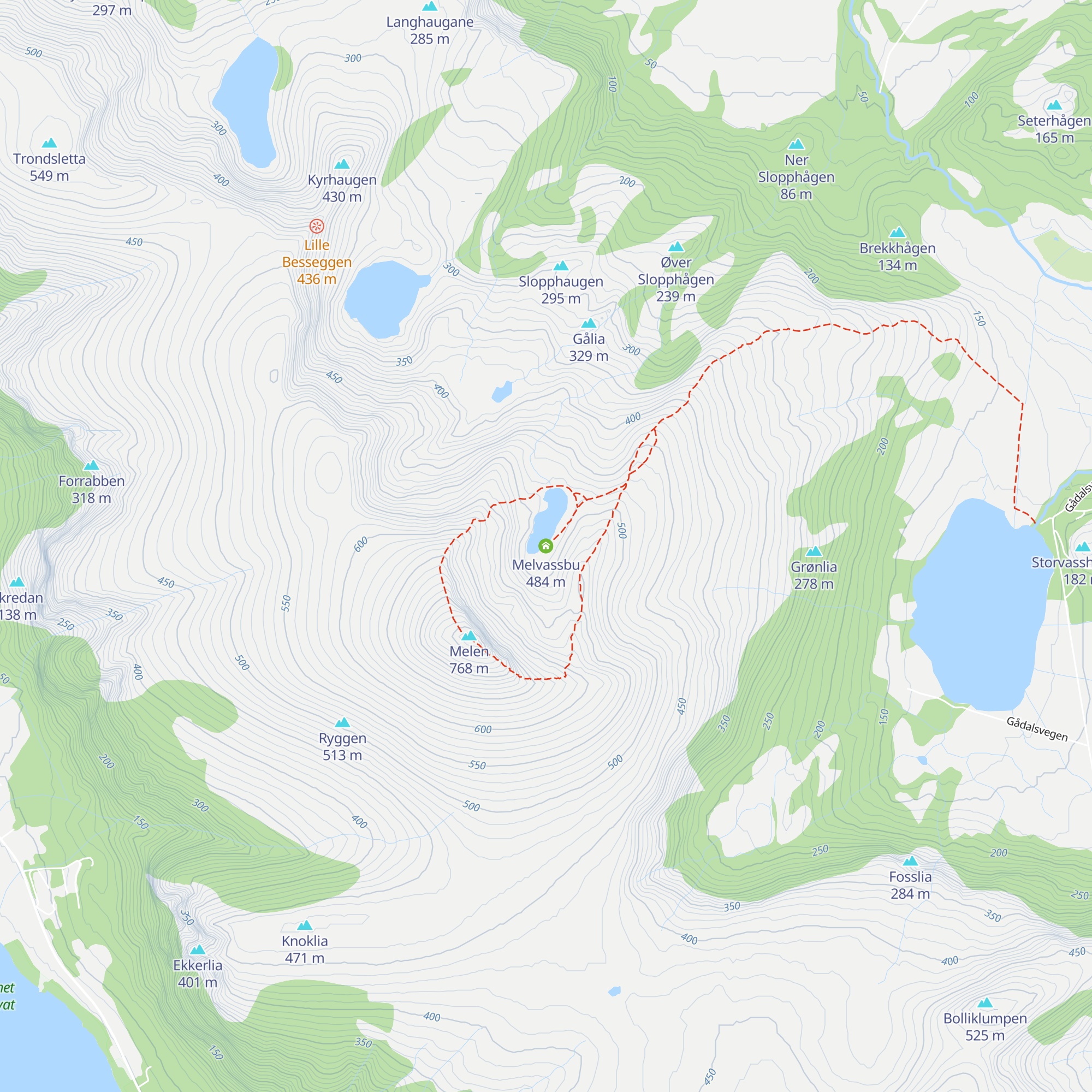 Melvassbu map