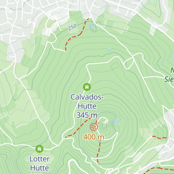 Map of Calvados-Hütte