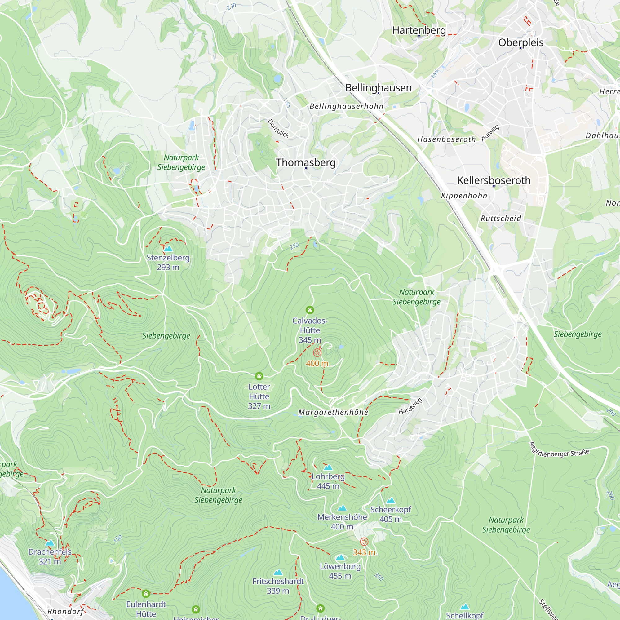 Calvados-Hütte map