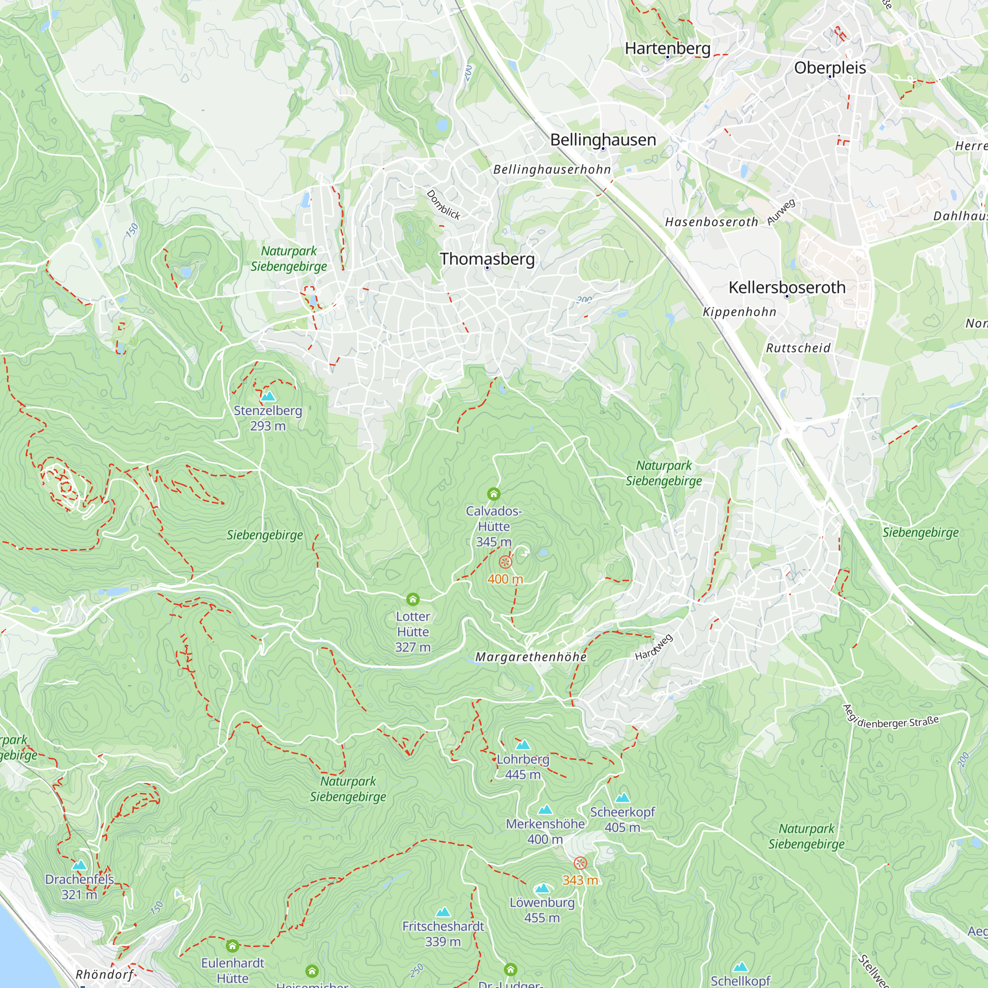 Calvados-Hütte map