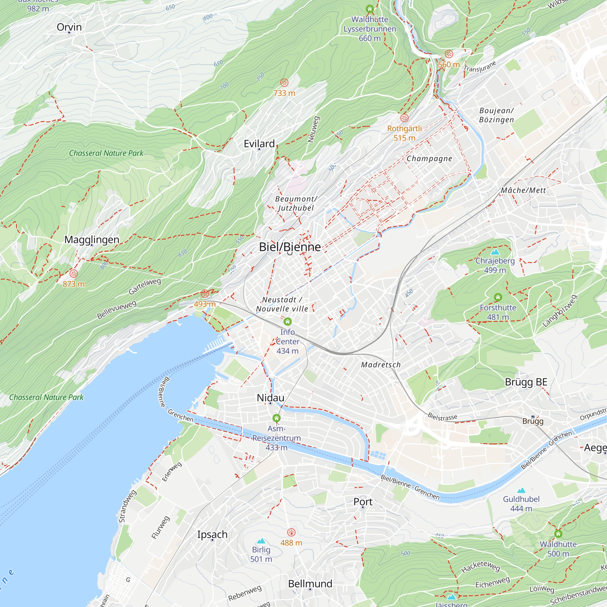 Cabane map