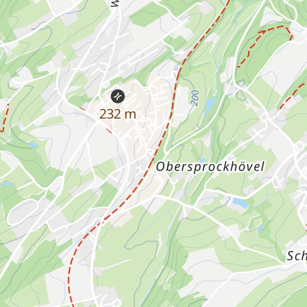 Map of Mary’s Hütte