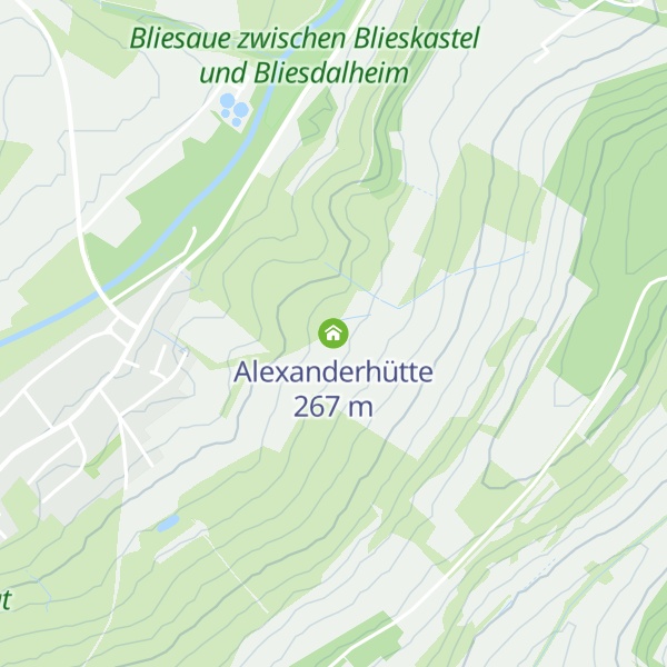 Map of Alexanderhütte