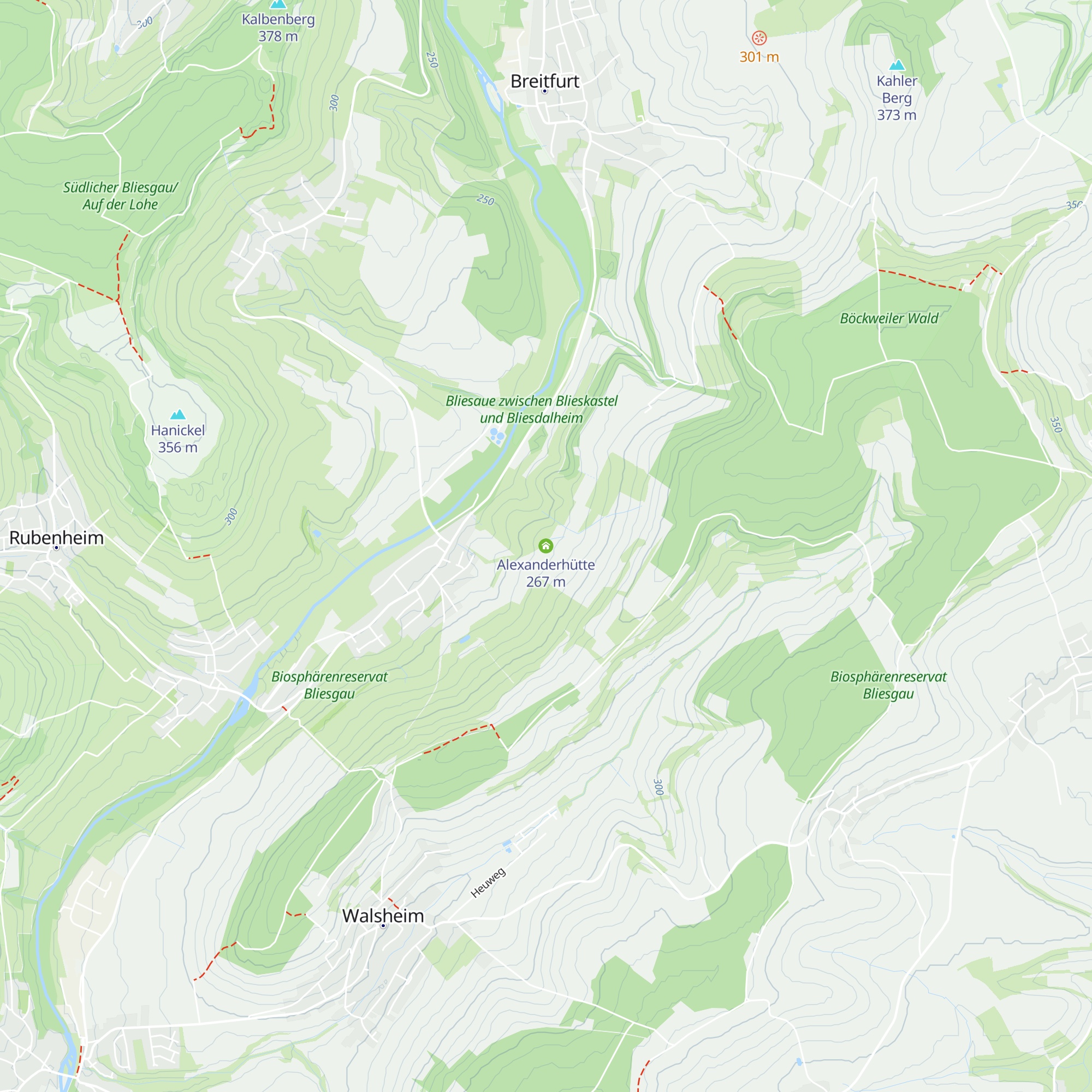 Alexanderhütte map