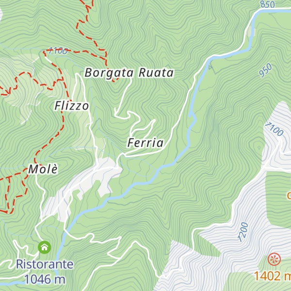 Map of Casa Alpina Rifugio Evelina Ostorero