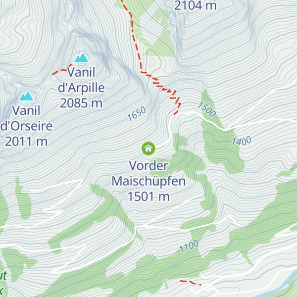 Map of Vorder Maischüpfen