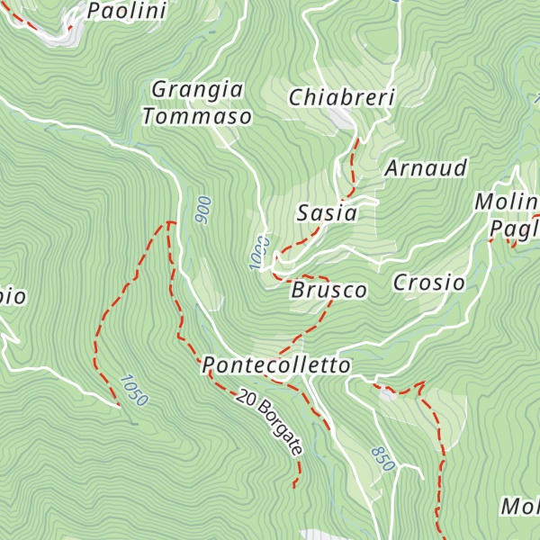 Map of Posto Tappa Pagliero