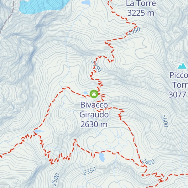 Map of Bivacco Giraudo