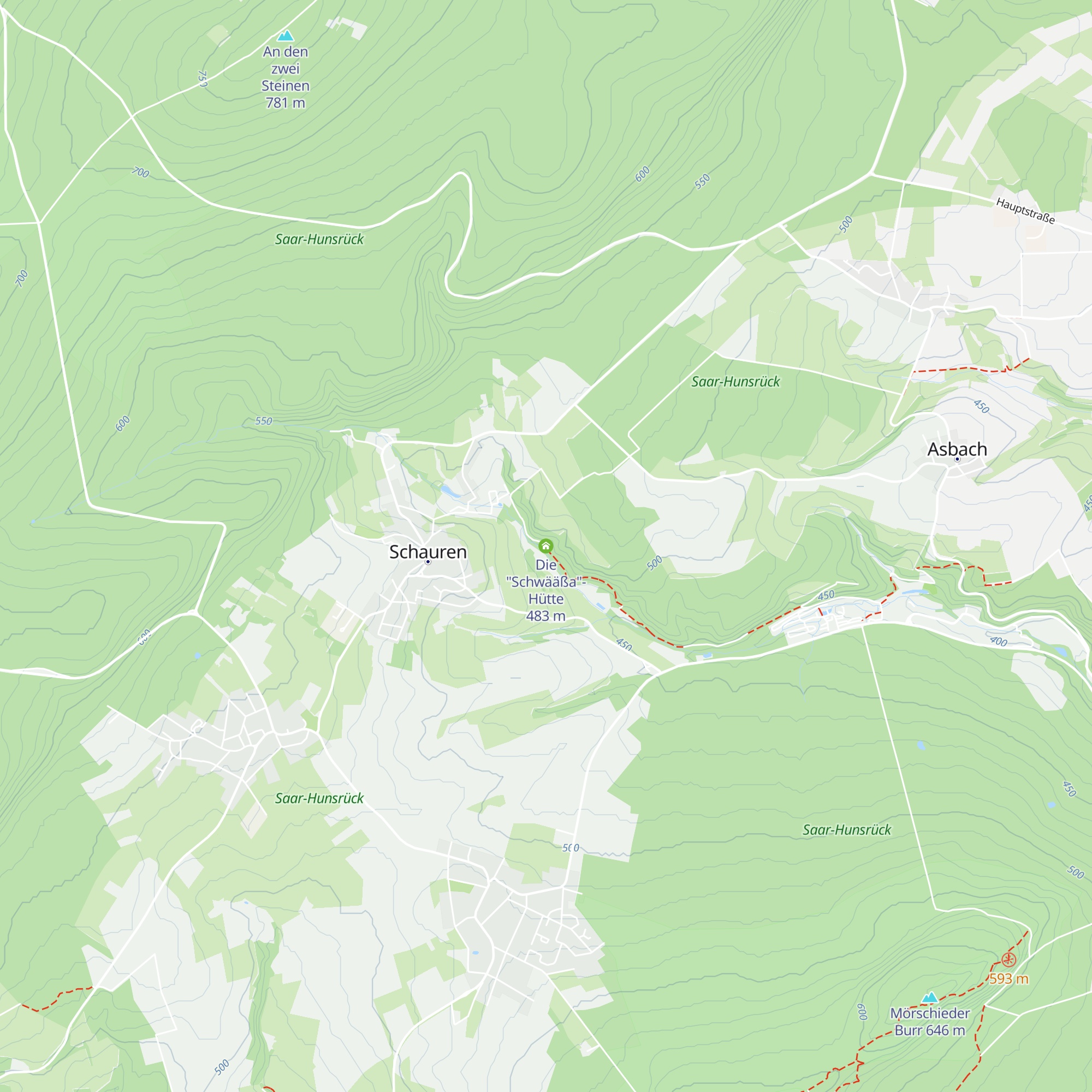Die "Schwääßa"-Hütte map