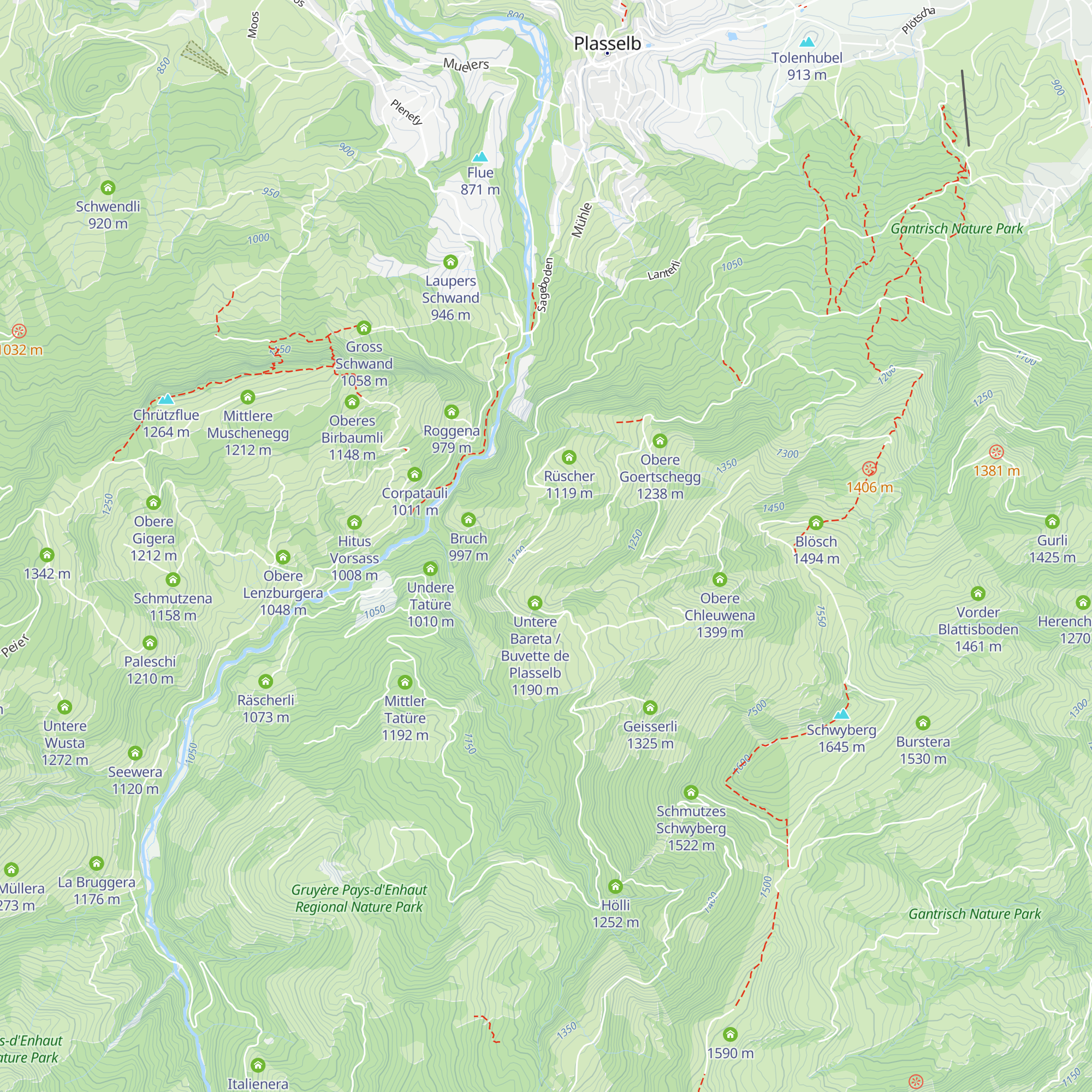 Präderwan und Philippes map