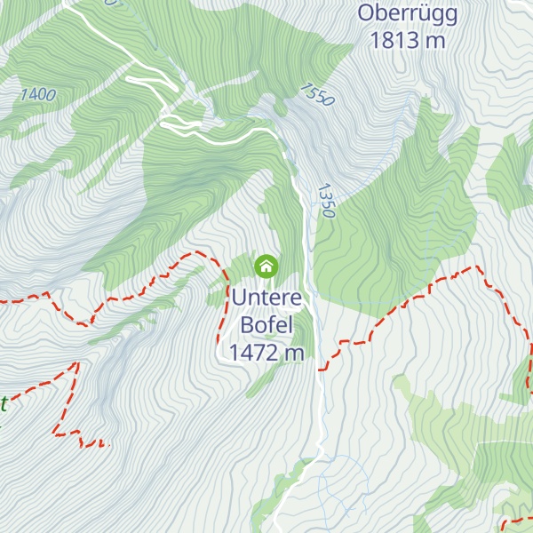 Map of Untere Bofel