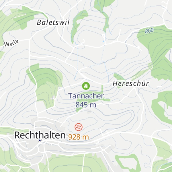 Map of Tannacher