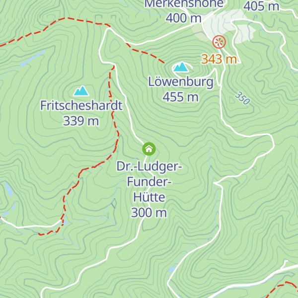 Map of Dr.-Ludger-Funder-Hütte