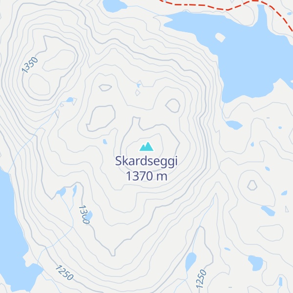 Map of Skardseggi