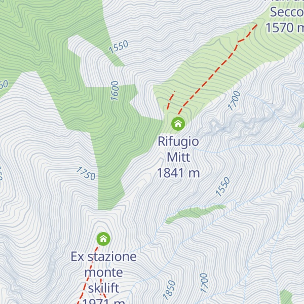 Map of Ex stazione valle skilift