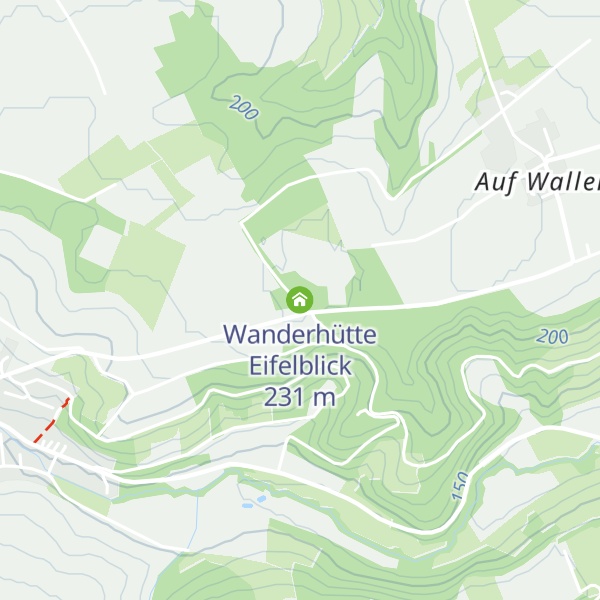 Map of Wanderhütte Eifelblick