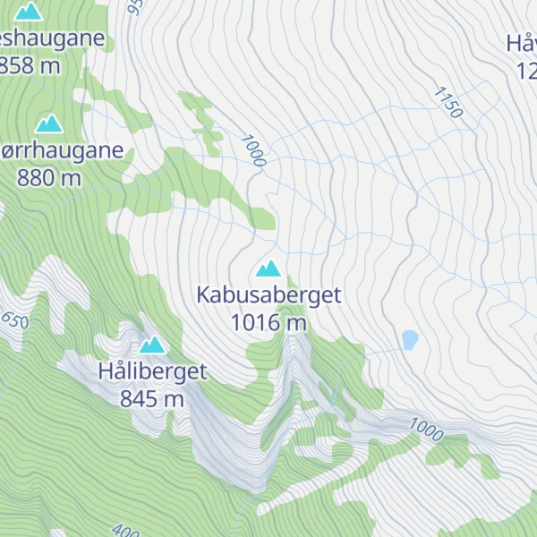 Map of Kabusaberget