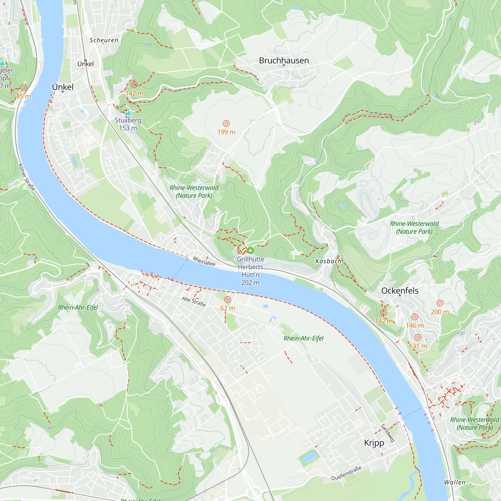 Grillhütte Herberts Hütt'n map