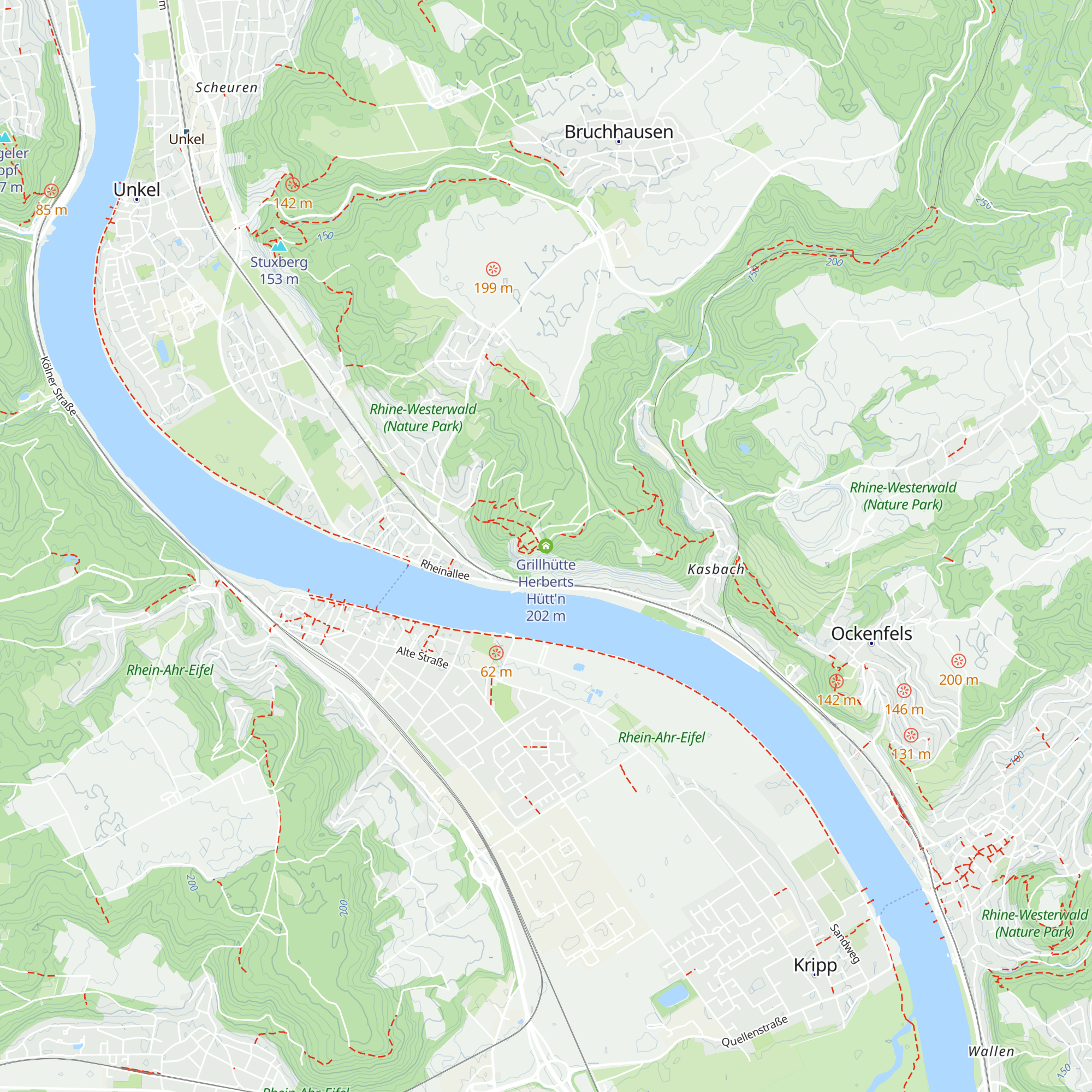Grillhütte Herberts Hütt'n map