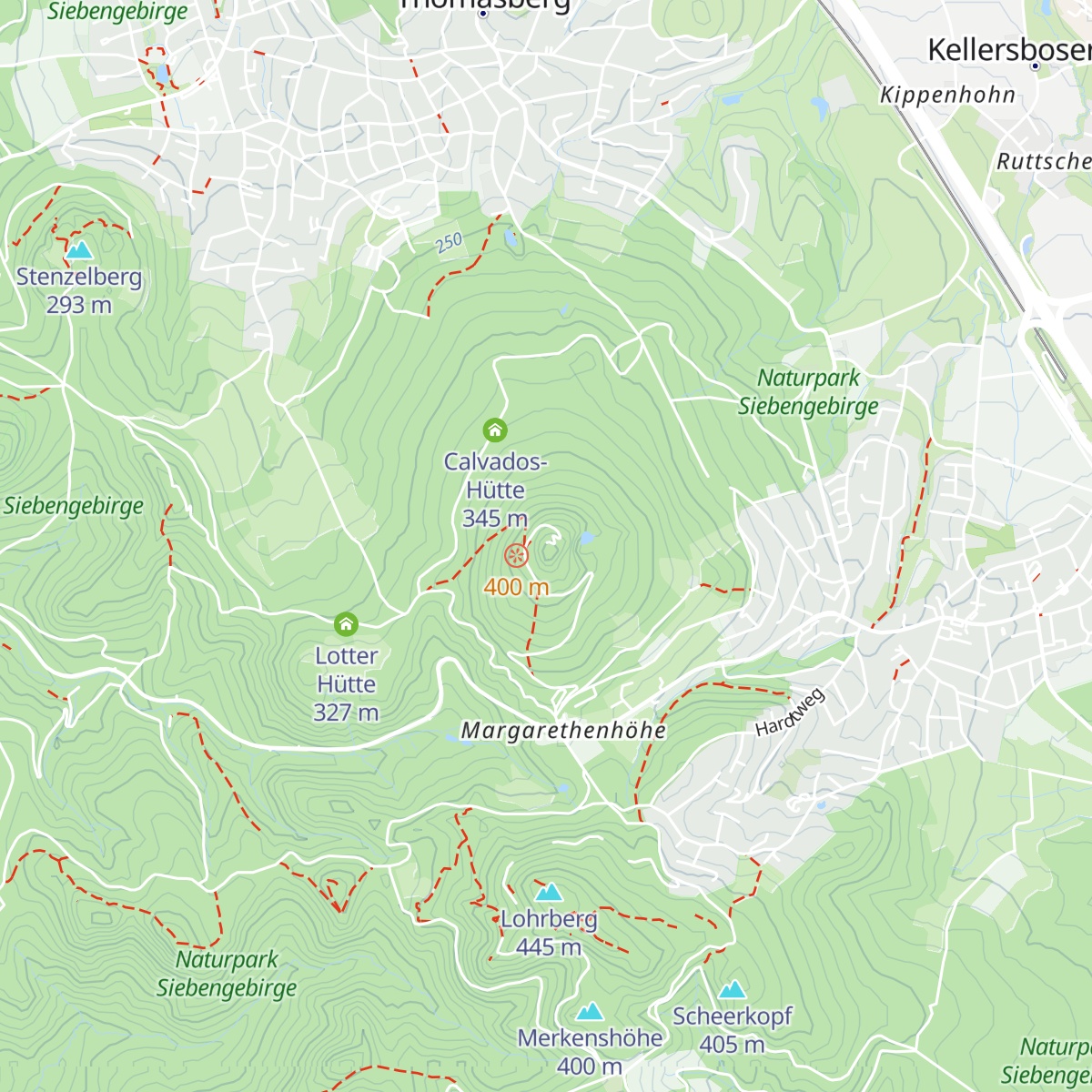 Berggasthaus auf dem Ölberg map