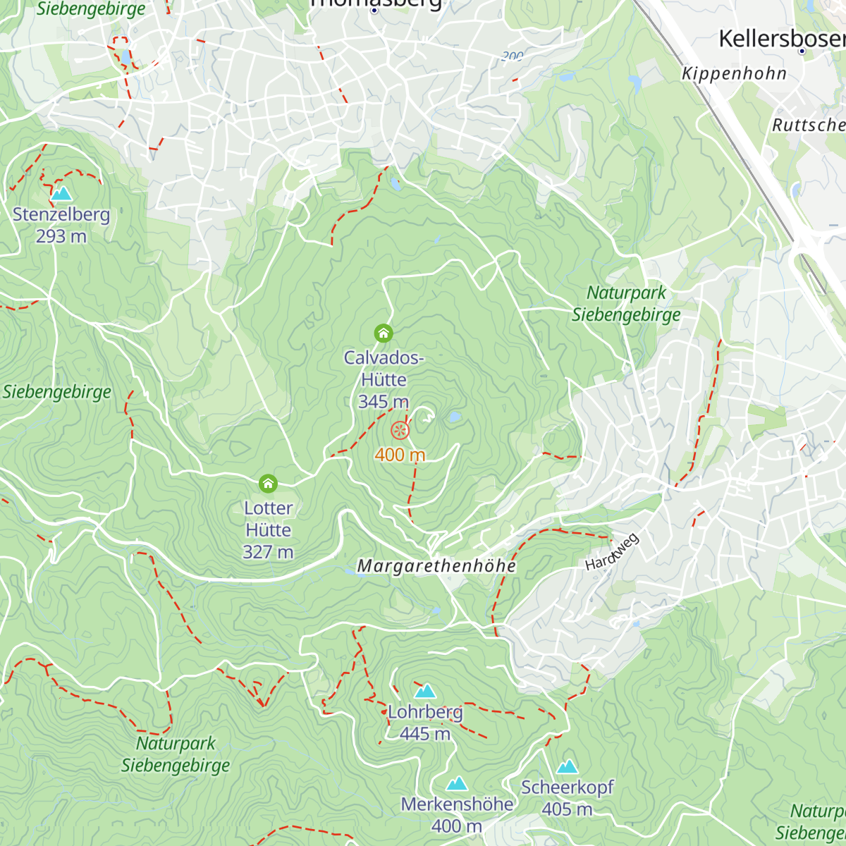 Berggasthaus auf dem Ölberg map