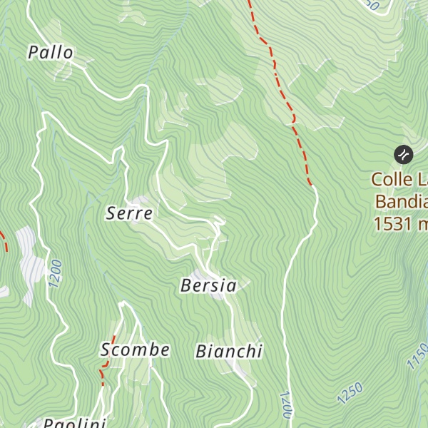 Map of Locanda Il Campo della Quercia