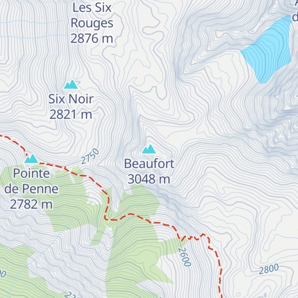 Map of Beaufort