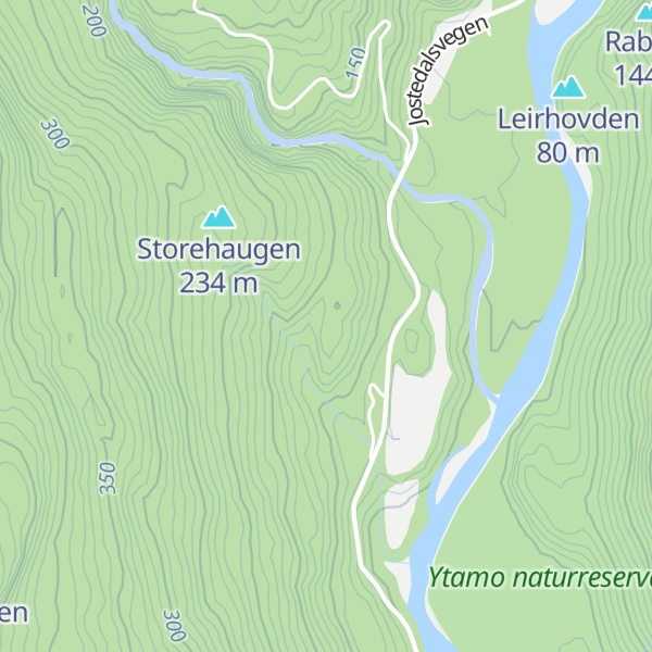 Map of Torehaugen