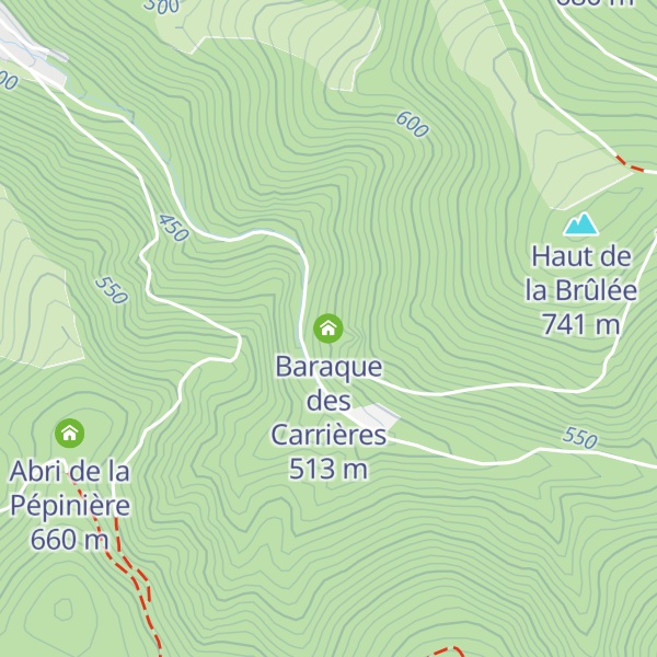 Map of Baraque des Carrières