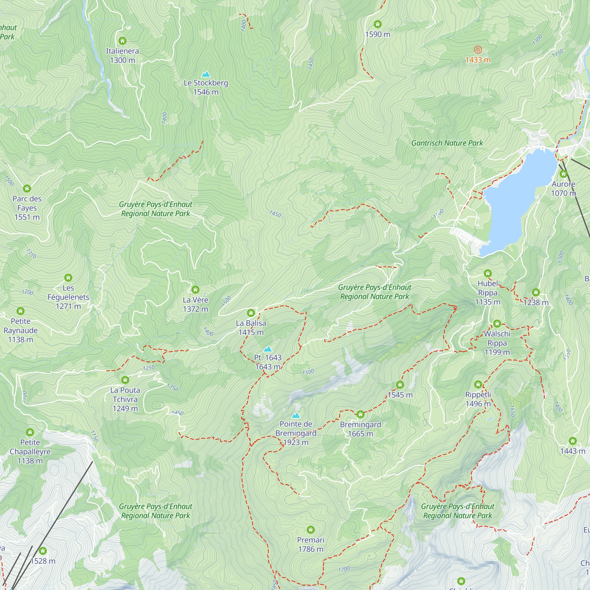 Chesalette map