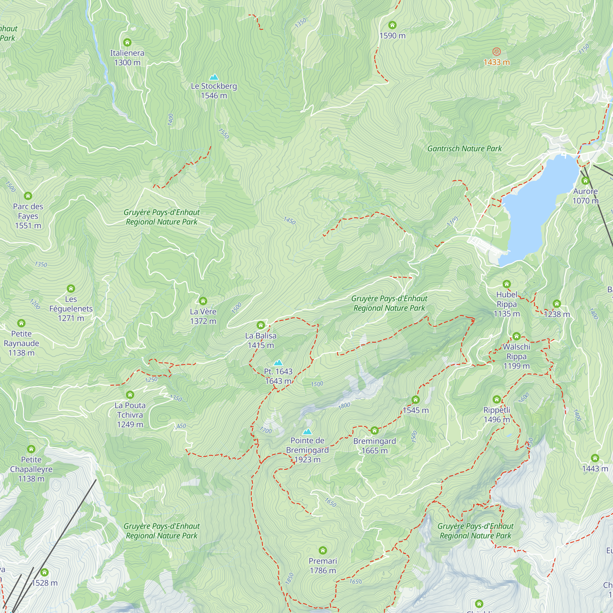 Chesalette map