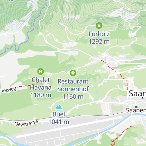 Map of Restaurant Sonnenhof