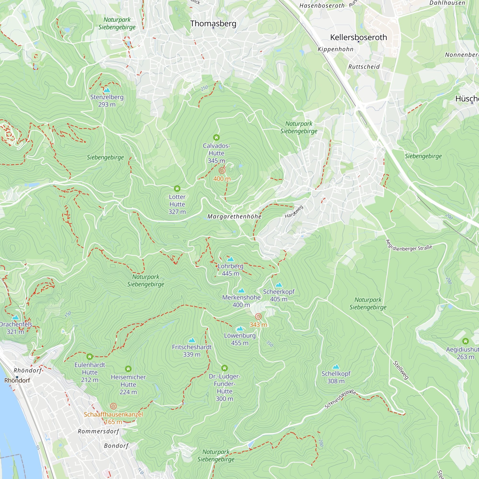 Gerhard-Müller-Hütte map