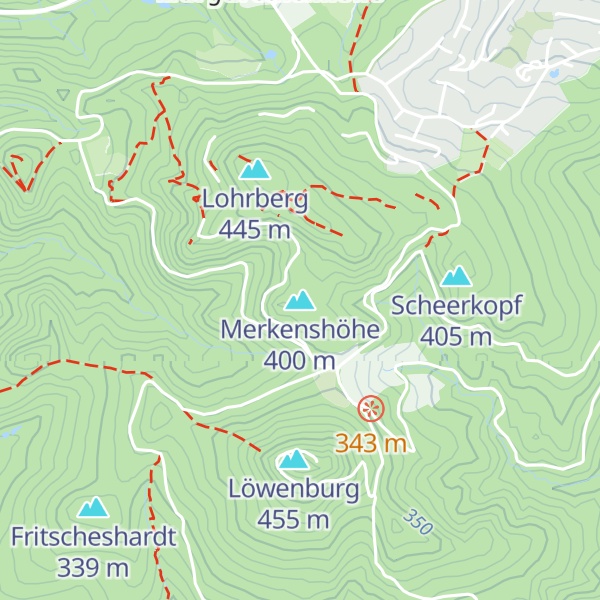 Map of Merkenshöhe