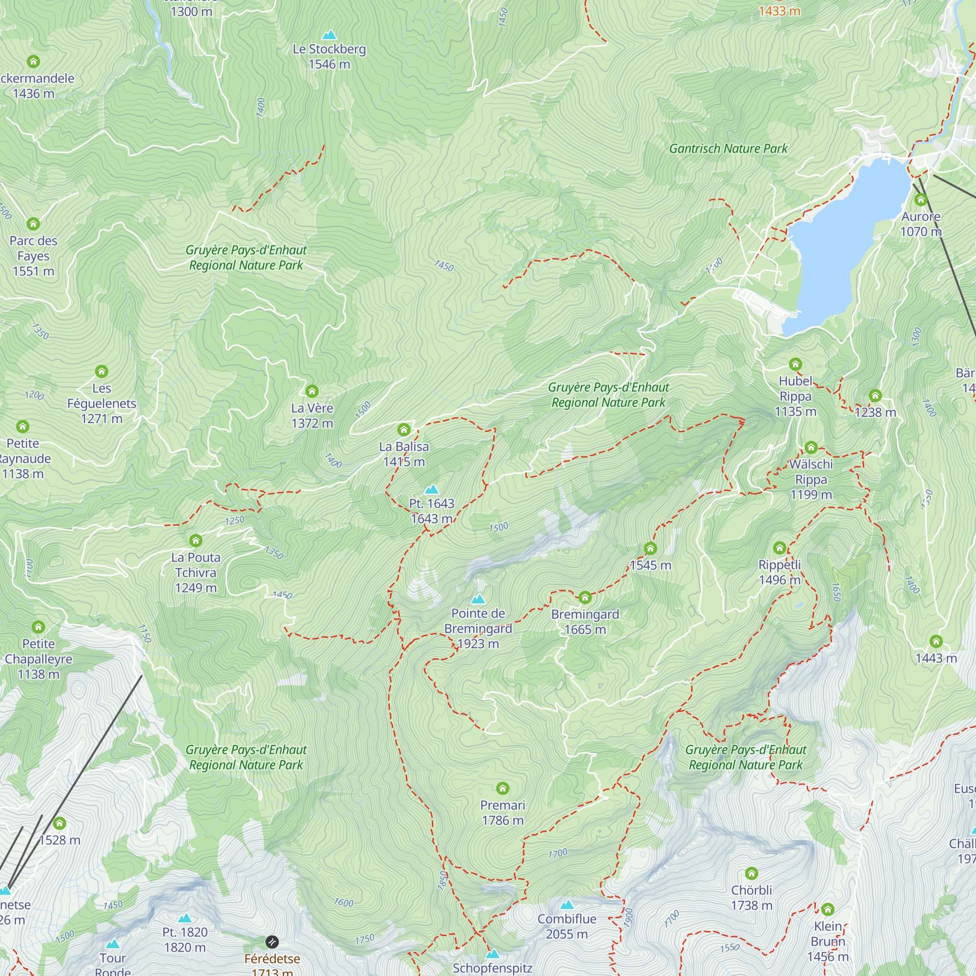 Ober Recardets map