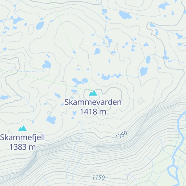 Map of Skammevarden