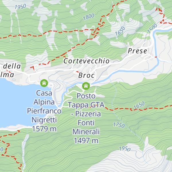 Map of Posto Tappa GTA - Pizzeria Fonti Minerali