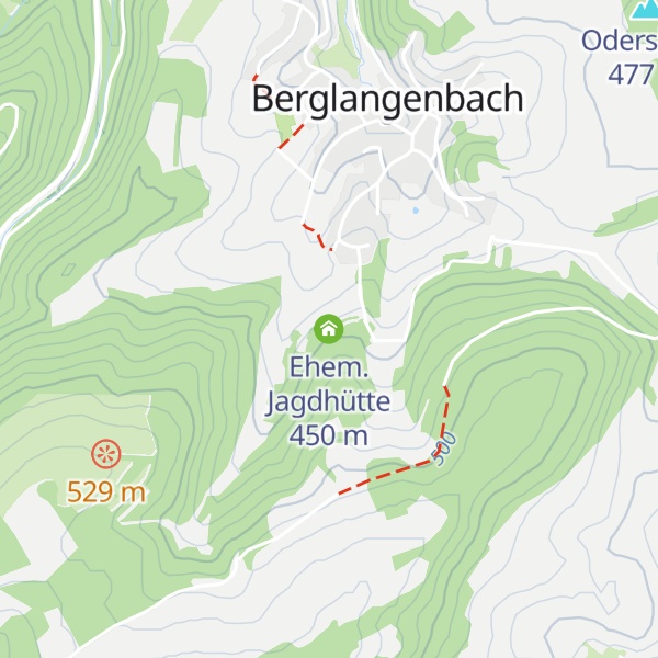 Map of Ehem. Jagdhütte