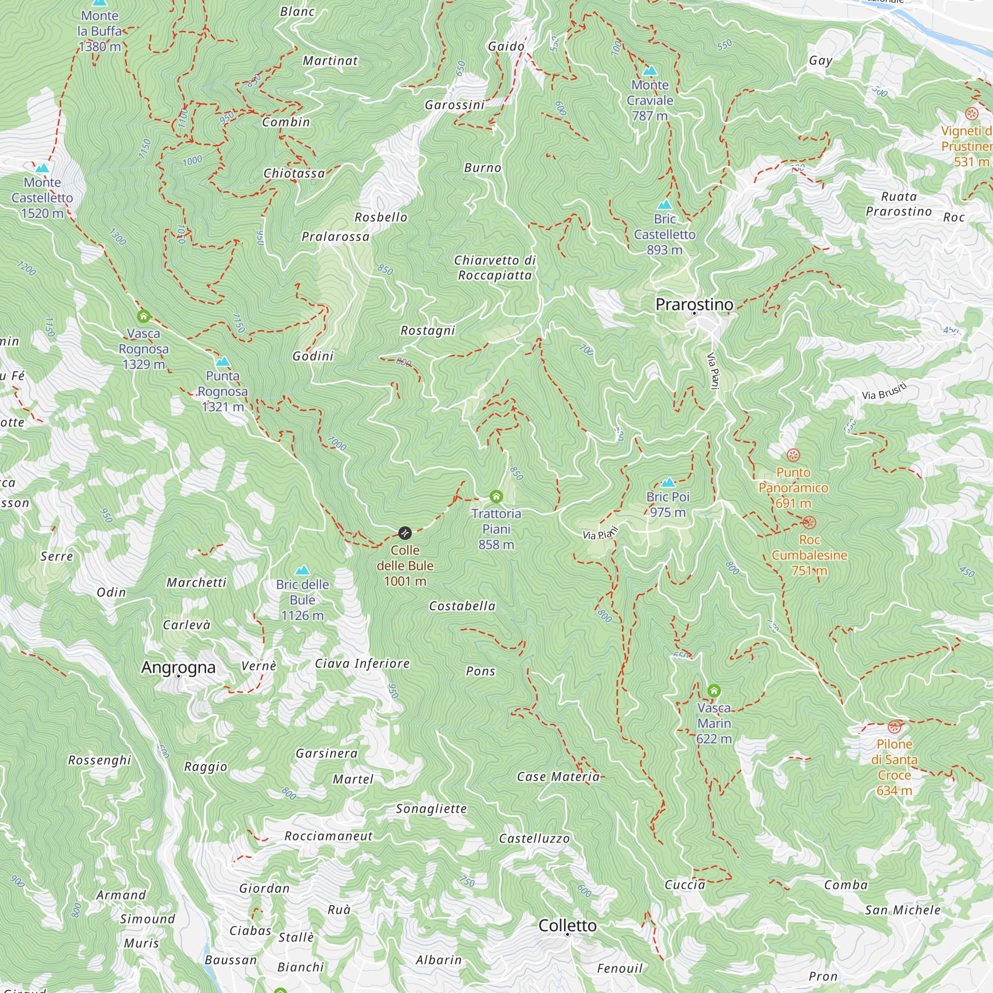 Trattoria Piani map